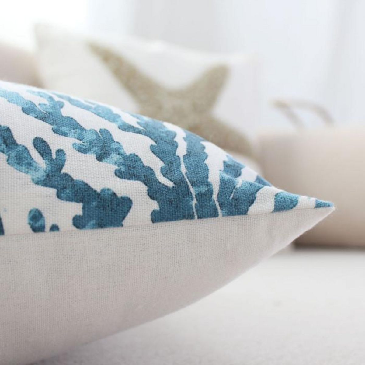 Paris Prix Coussin Déco Imprimé  Azur  30x50cm Multicolore