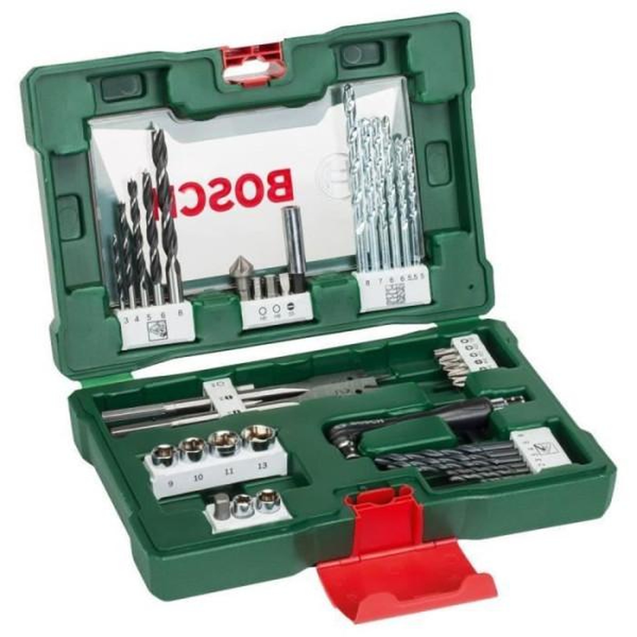 Voir la diapositive 3 : BOSCH Coffret d'accessoires BOSCH V-Line - 41 pieces