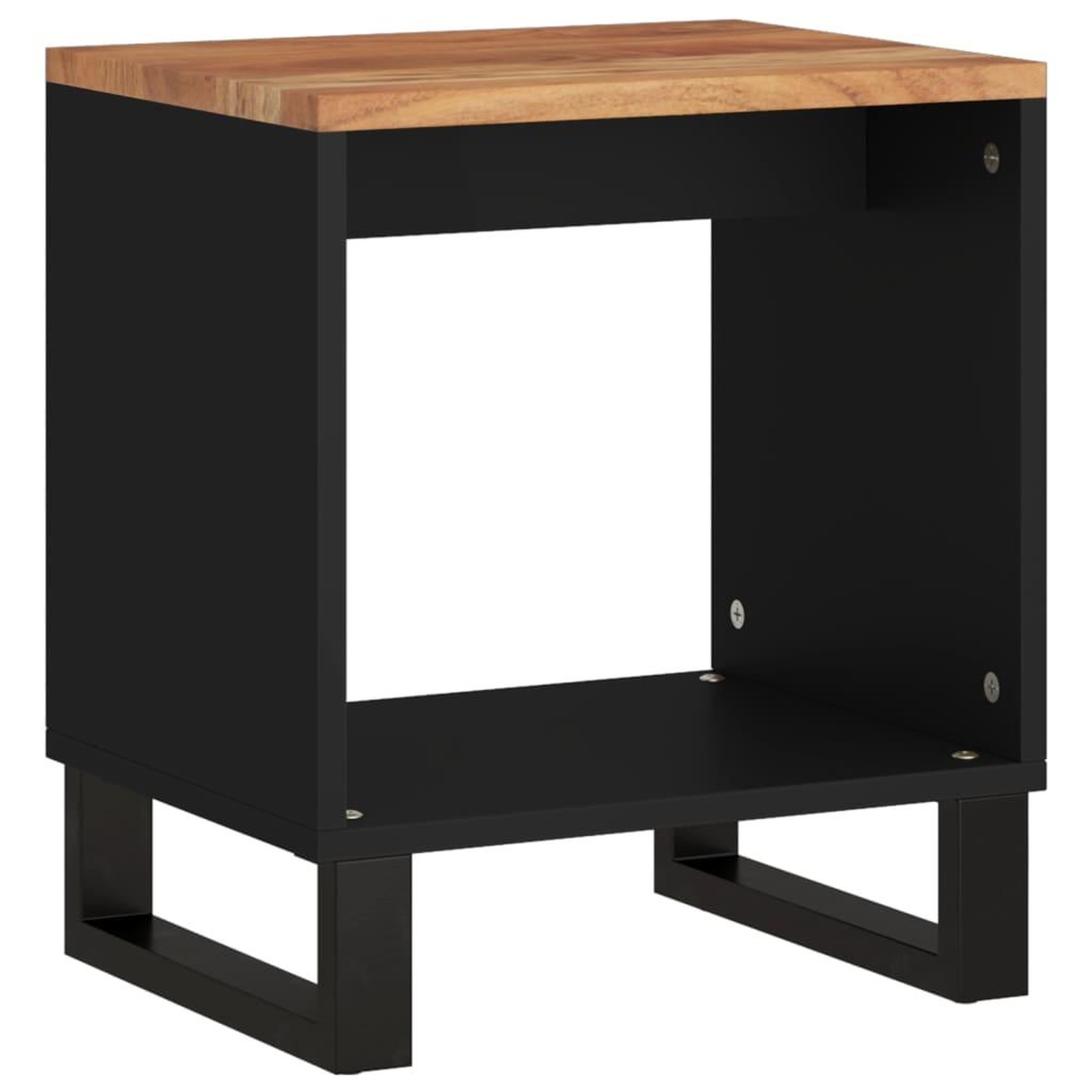 Voir la diapositive 2 : VIDAXL Table basse 40x31x46 cm Bois d'acacia solide et d'ingenierie