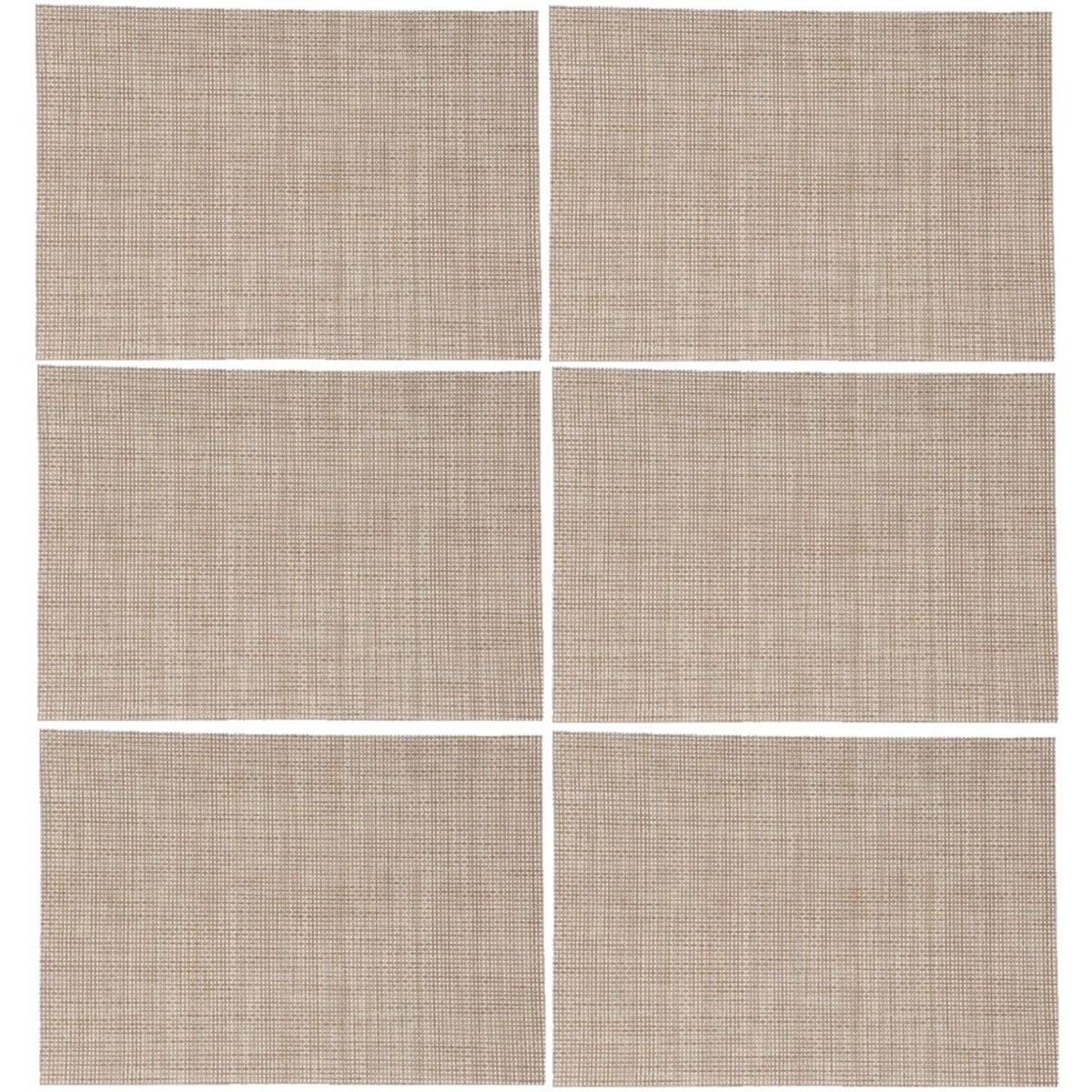 TOILINUX Lot de 6 Sets de table rectangulaire Maoli