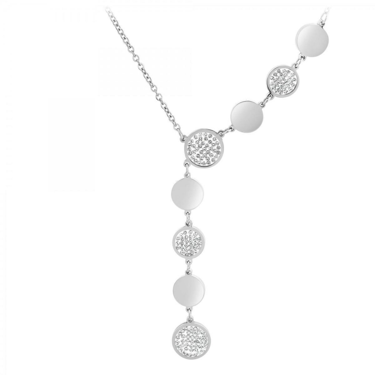 SC CRYSTAL Collier SC Crystal orné de Cristaux scintillants