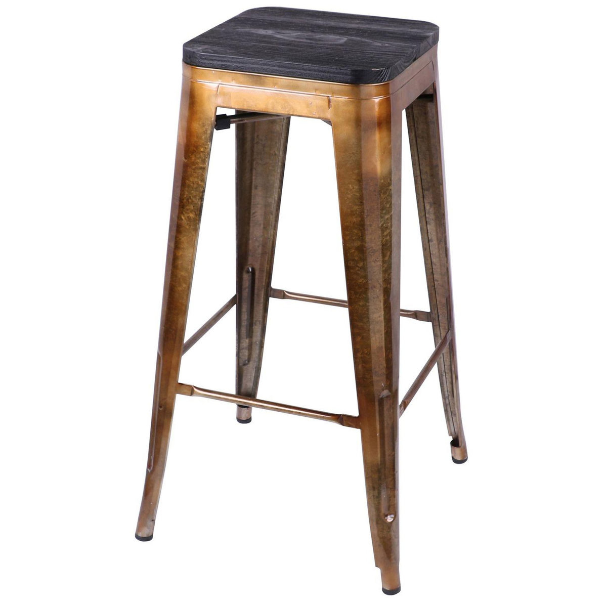 DIVERS Tabouret de bar vintage Liv