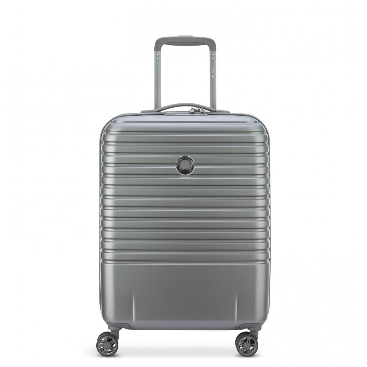 Delsey Valise cabine slim rigide Caumartin Plus Polycarbonate TSA 55 cm