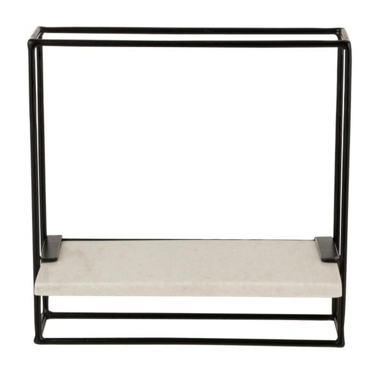 Paris Prix Étagère Murale  1 Plateau  35cm Noir & Blanc