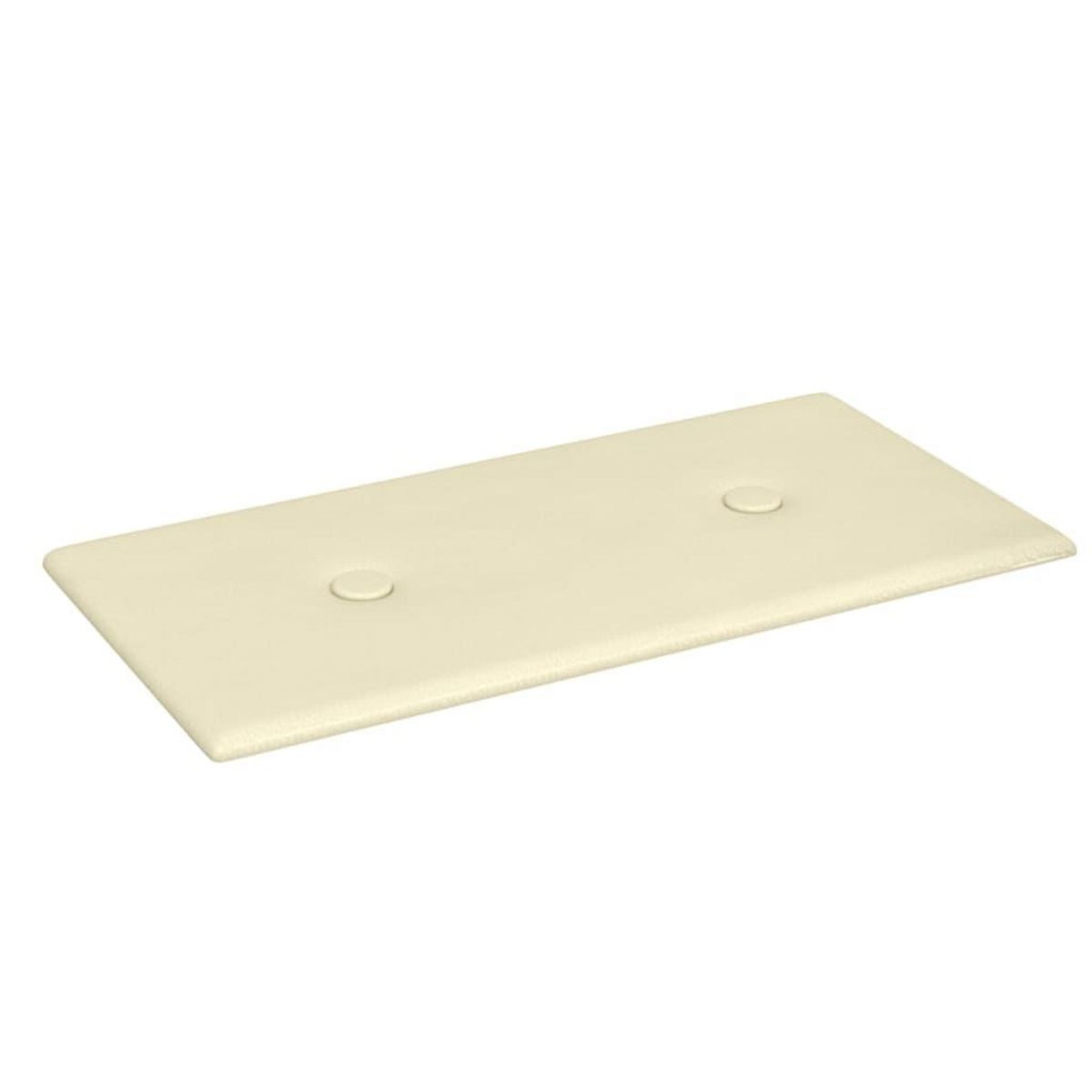 VIDAXL Panneaux muraux 12 pcs Creme 30x15 cm Similicuir 0,54 m^2