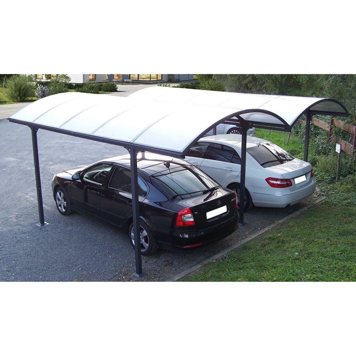 Carport aluminium 2 voitures 28,62m² Blackpool