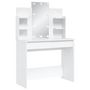 Voir la diapositive 3 : VIDAXL Coiffeuse avec lumieres LED blanc 96x40x142 cm