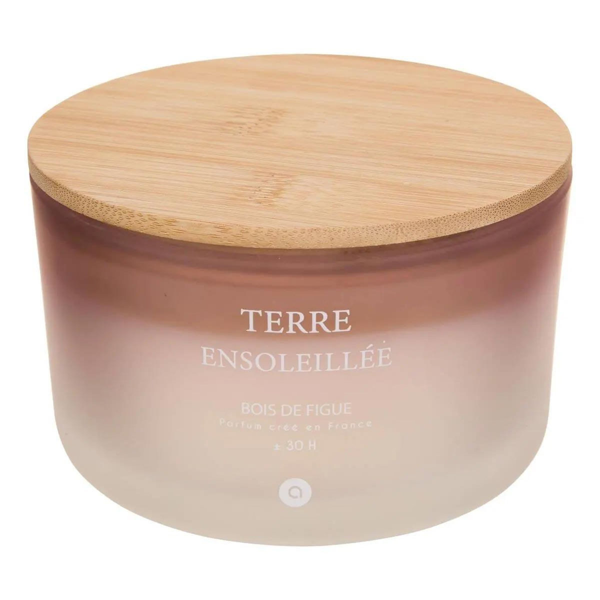 ATMOSPHERA Bougie Parfumée en Verre  Sana  420g Terre Ensoleillée