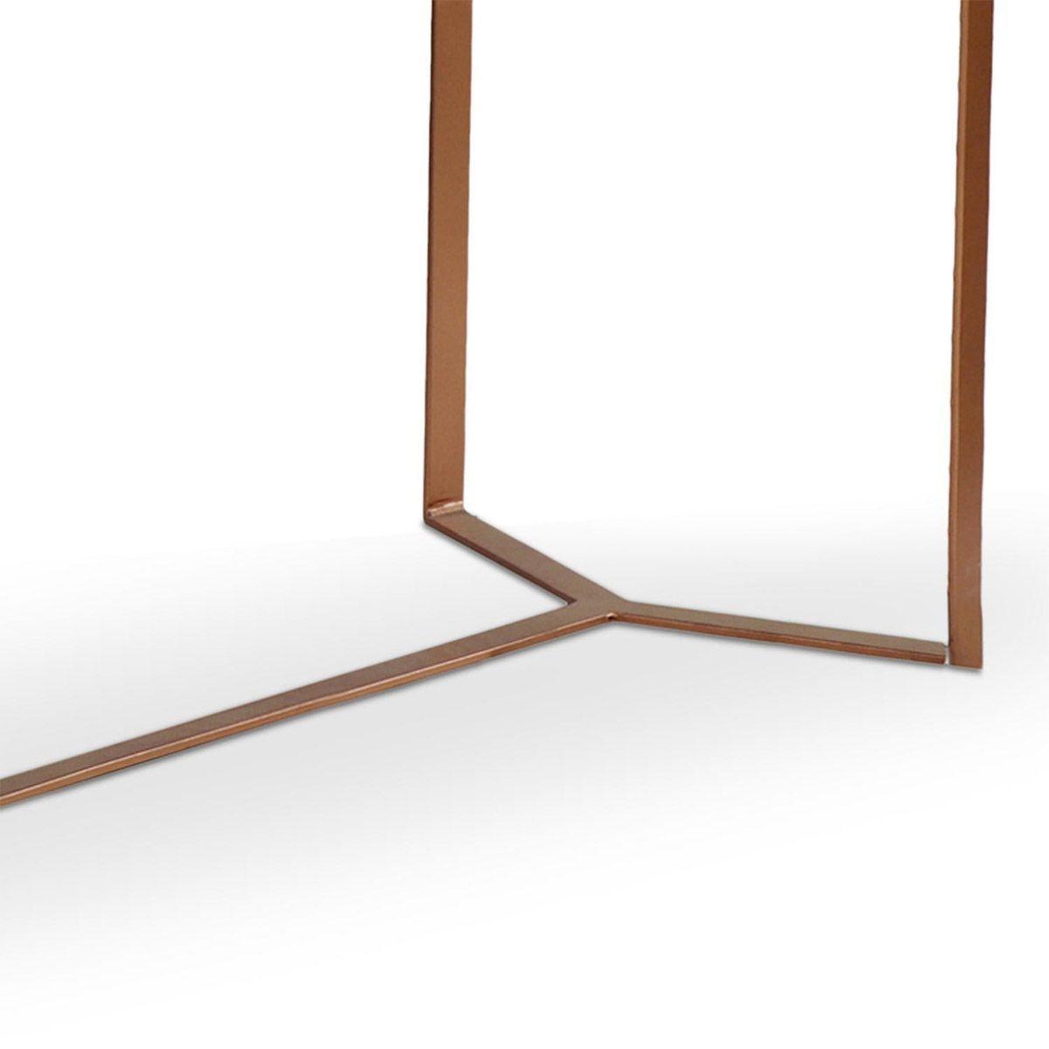 Voir la diapositive 4 : Paris Prix Console en métal & verre design  firmin  100cm cuivre