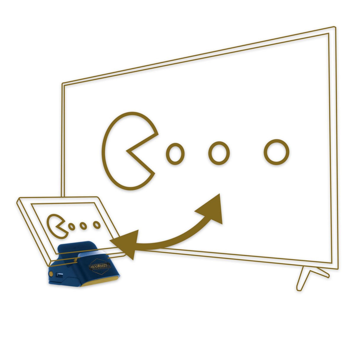 Support recharge + Connexion Hogwarts Legacy Nintendo Switch