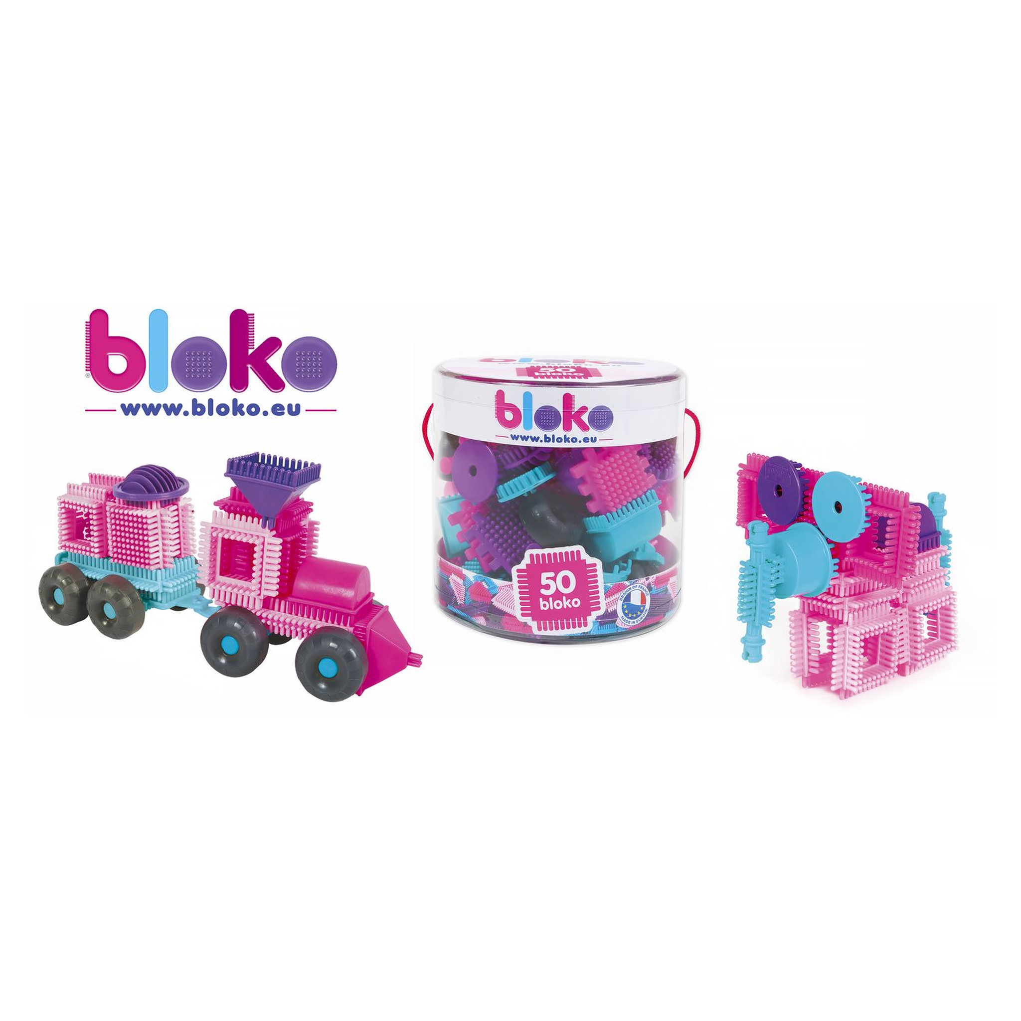 Voir la diapositive 2 : M.B.I Tube 50 Bloko - Briques de construction