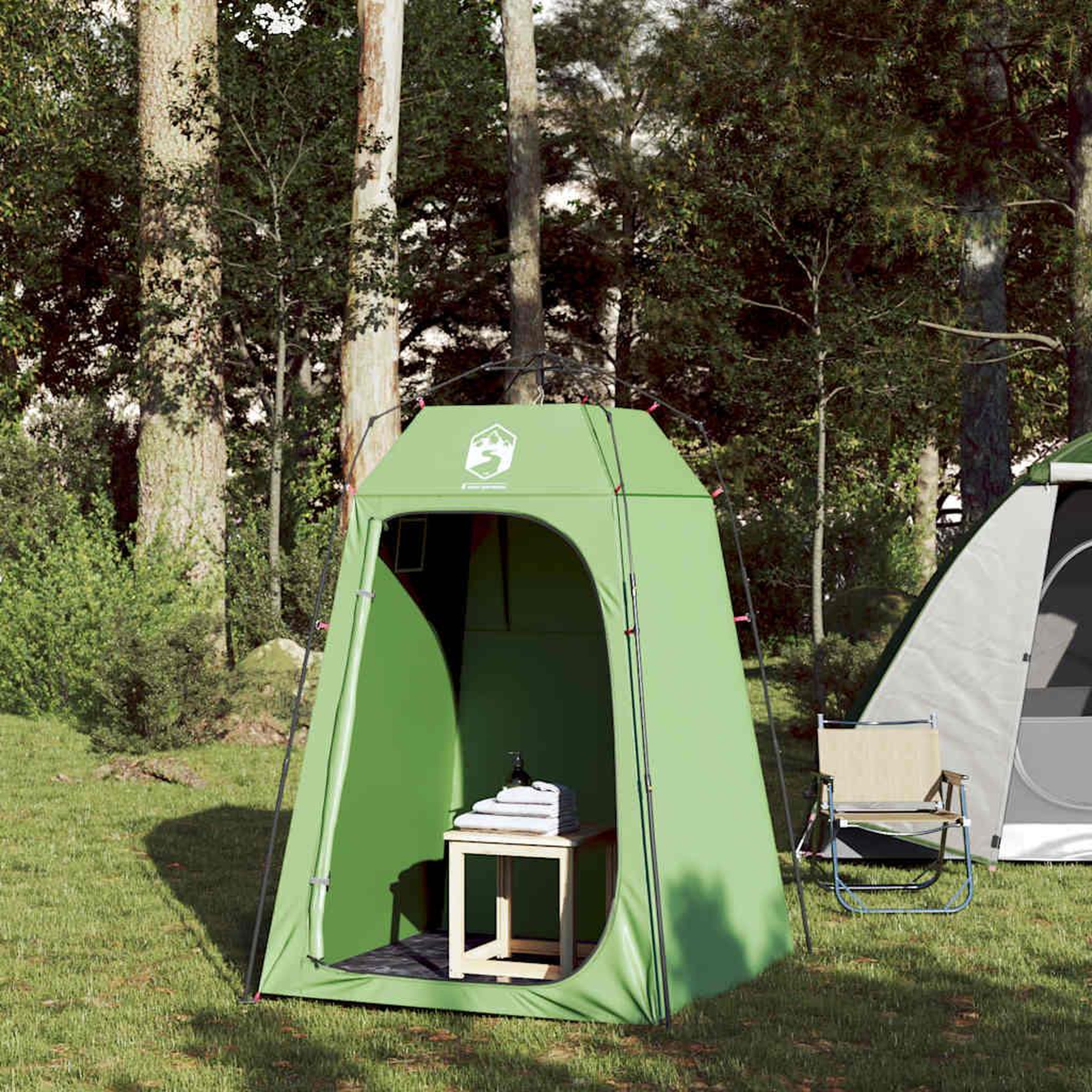 Voir la diapositive 3 : VIDAXL Tente d'intimite vert liberation rapide impermeable