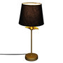 Voir la diapositive 2 : ATMOSPHERA Lampe à Poser Palmier  Artif  45cm Or & Noir