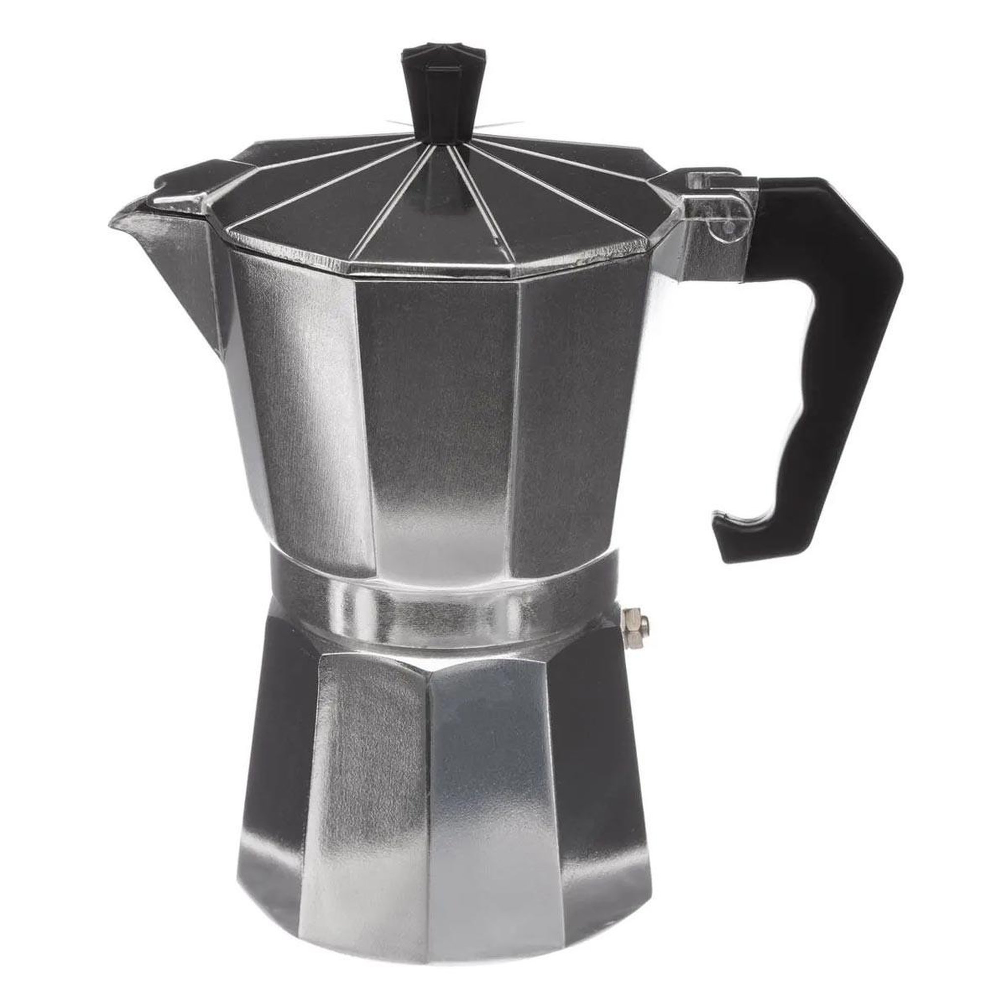 SECRET DE GOURMET Cafetière italienne  6 tasses  18cm argent