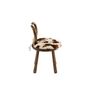 Voir la diapositive 2 : Paris Prix Chaise Enfant Design  Oreille Vache  58cm Naturel