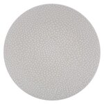 SECRET DE GOURMET Lot de 6 Assiettes Plates  Pétales  27cm Gris