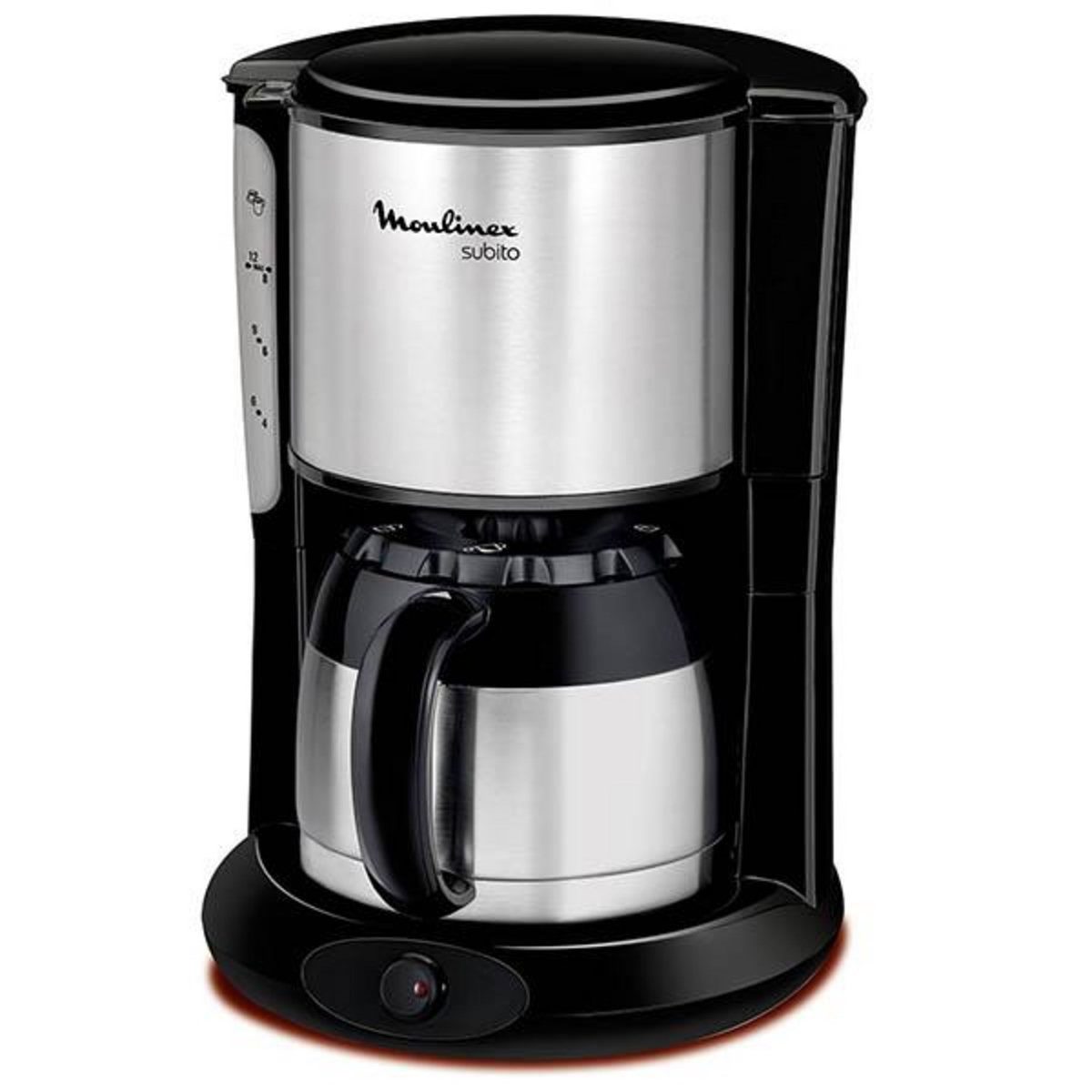 MOULINEX Cafetière isotherme 12 tasses 800w noir - ft360811