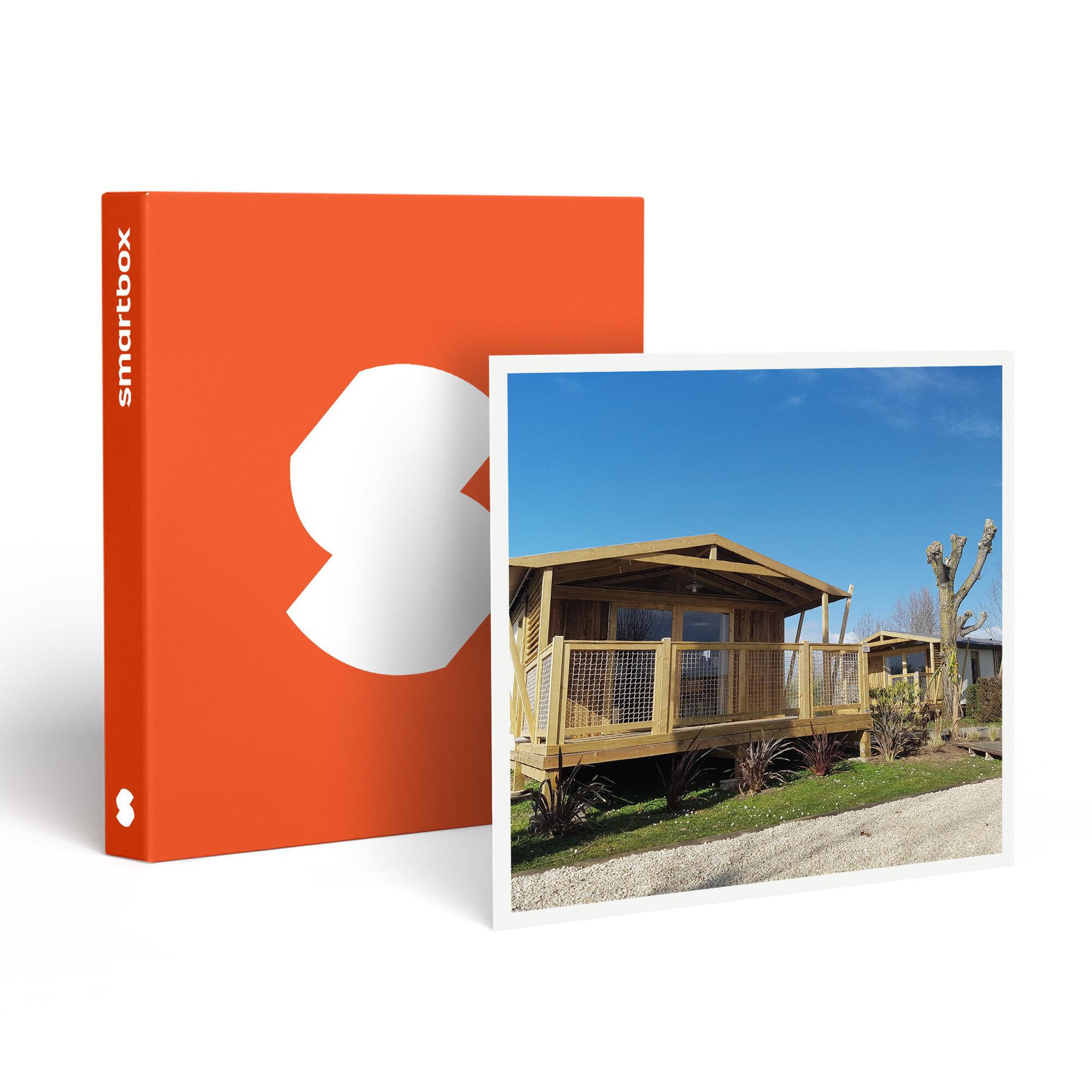 Smartbox Escapade de 3 jours en cabane lodge et bouteille de vin offerte, près de la rochelle - coffret cadeau séjour