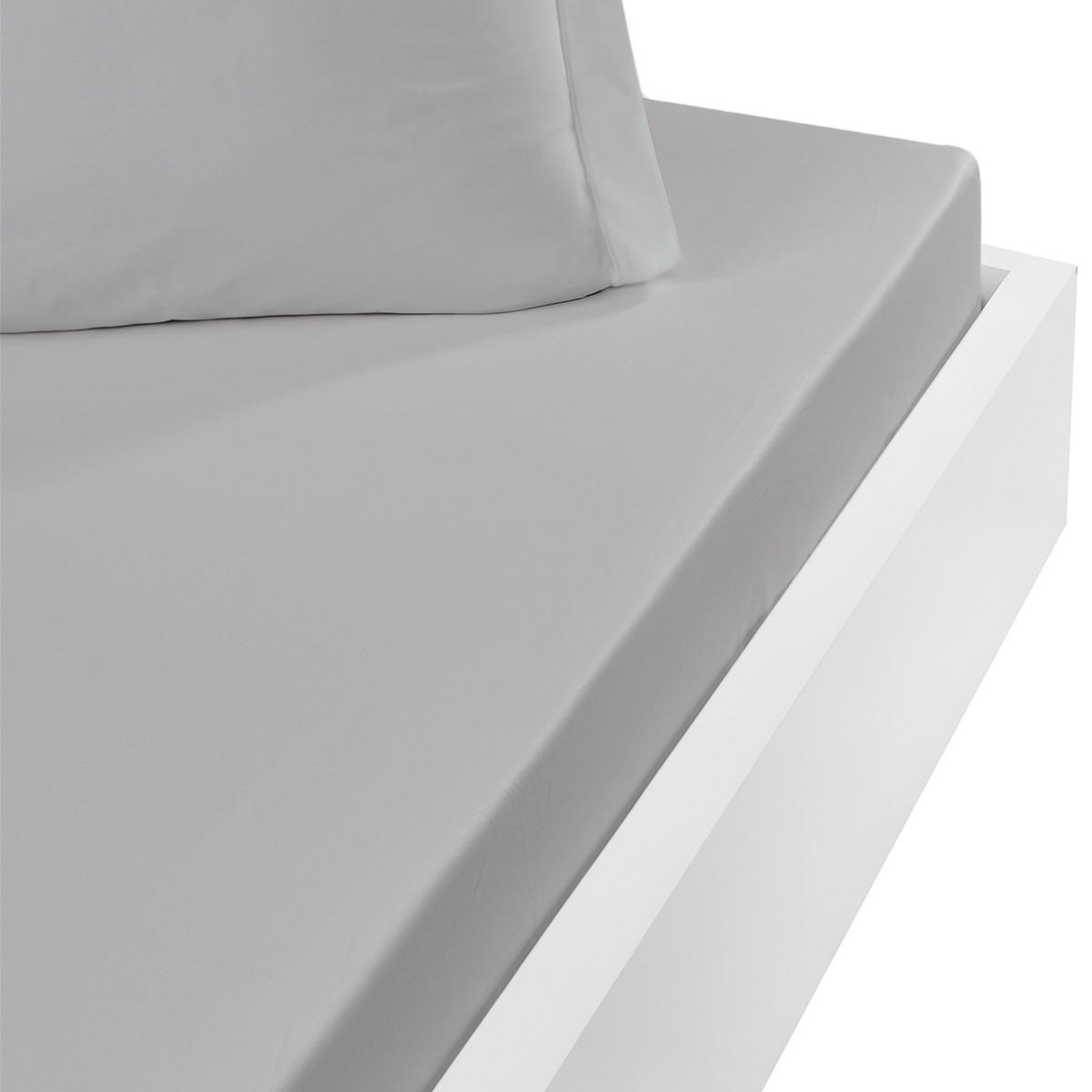Voir la diapositive 1 : Sensei Maison Drap housse en percale lavée bonnet 30 cm HOME WASHED