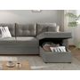 Voir la diapositive 4 : BEST MOBILIER Astoria - canapé d'angle réversible - convertible avec coffre - style contemporain- 4 places