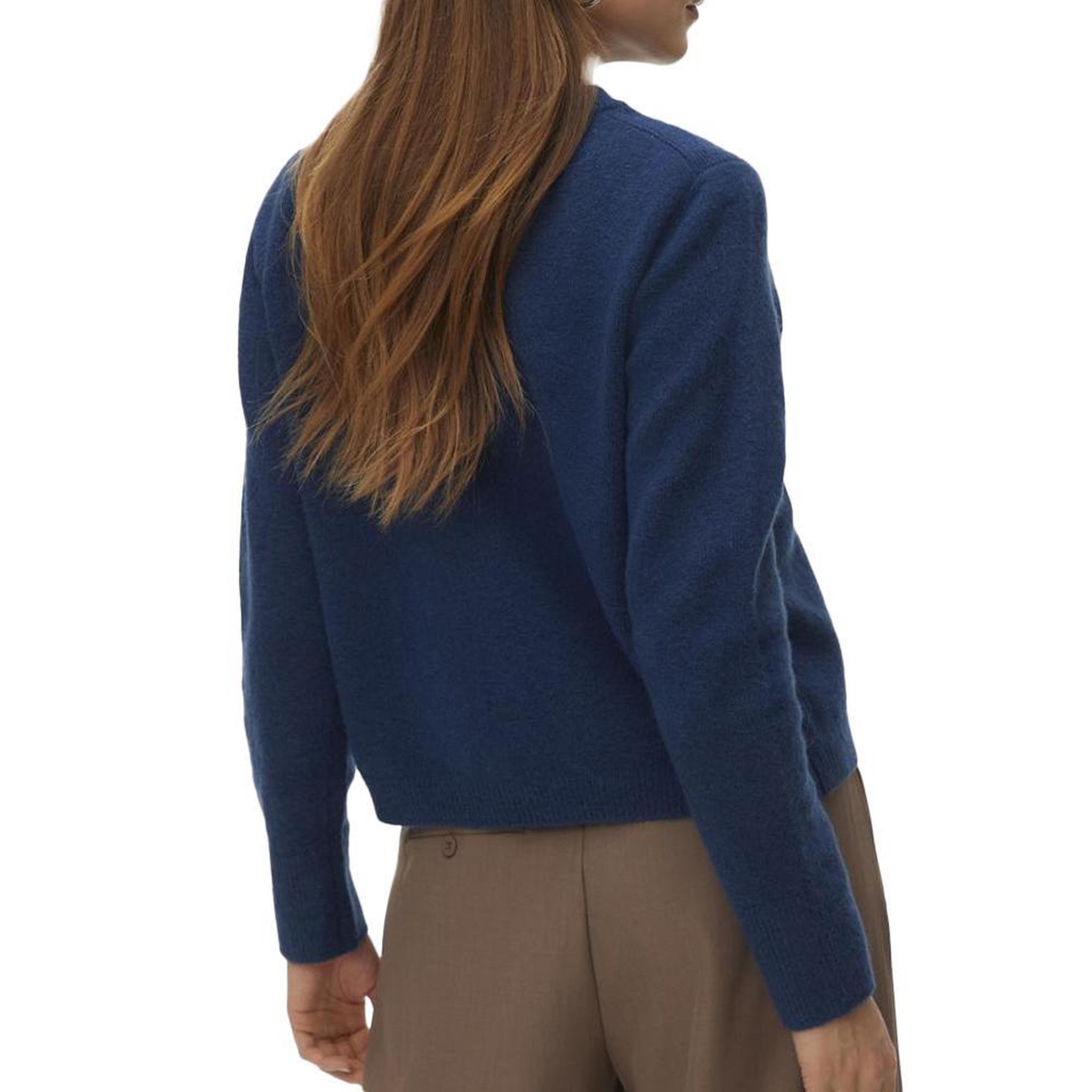 Voir la diapositive 2 : Vero Moda Gilet Marine Femme Vero Moda Fiona