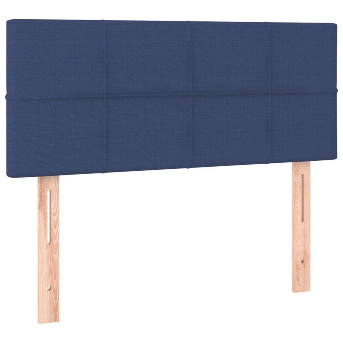 VIDAXL Tete de lit a LED Bleu 90x5x78/88 cm Tissu