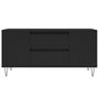 Voir la diapositive 5 : VIDAXL Table basse noir 102x44,5x50 cm bois d'ingenierie