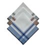 Voir la diapositive 1 : VANDERSICKEL Lot de 12 mouchoirs Homme 38x38cm 100% coton