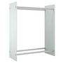 Voir la diapositive 2 : VIDAXL Portant de bois de chauffage Blanc 80x35x100 cm Verre trempe
