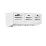 SOBUY SoBuy - Patère Murale à 3 portes - Nordique - FHK19. Coloris disponibles : Marron