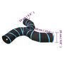 Voir la diapositive 6 : VIDAXL Tunnel pour chats a 3 voies Noir et bleu 25 cm Polyester