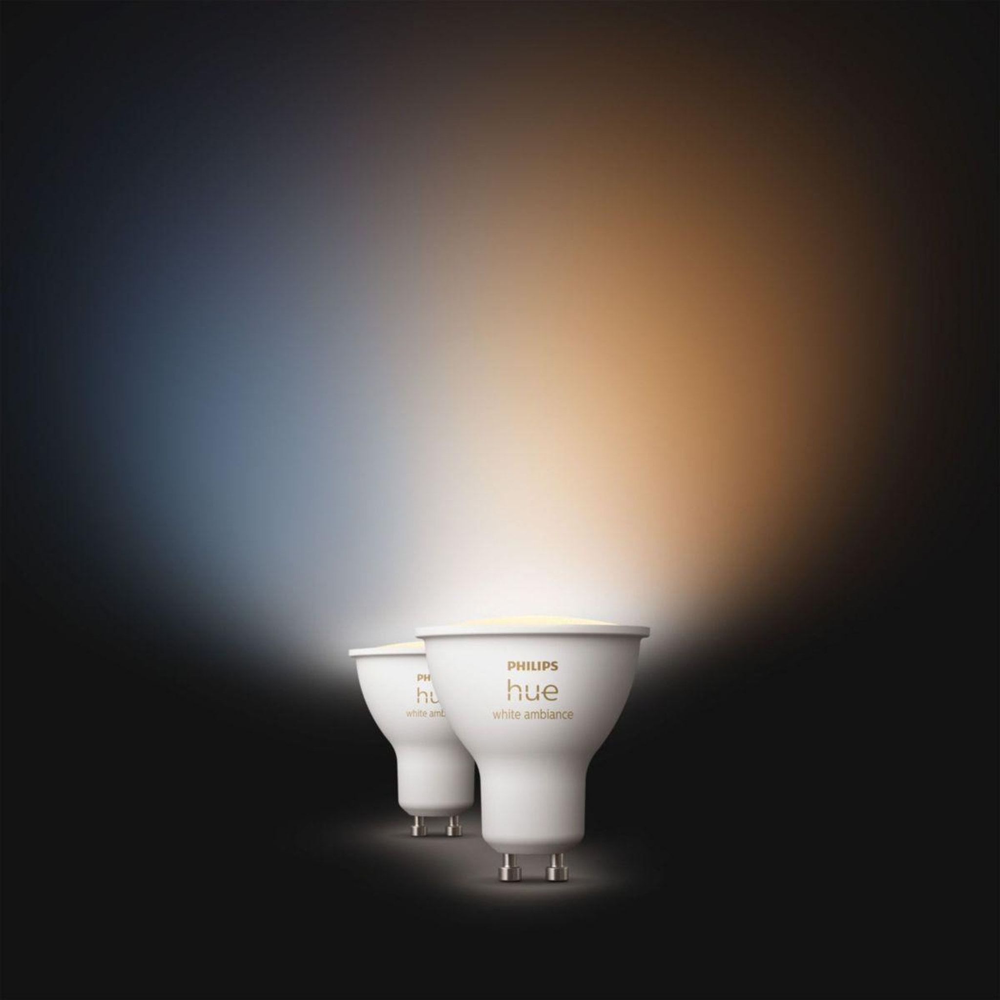 Voir la diapositive 3 : PHILIPS HUE Ampoule LED connectée GU10 White Ambiance pack de 2