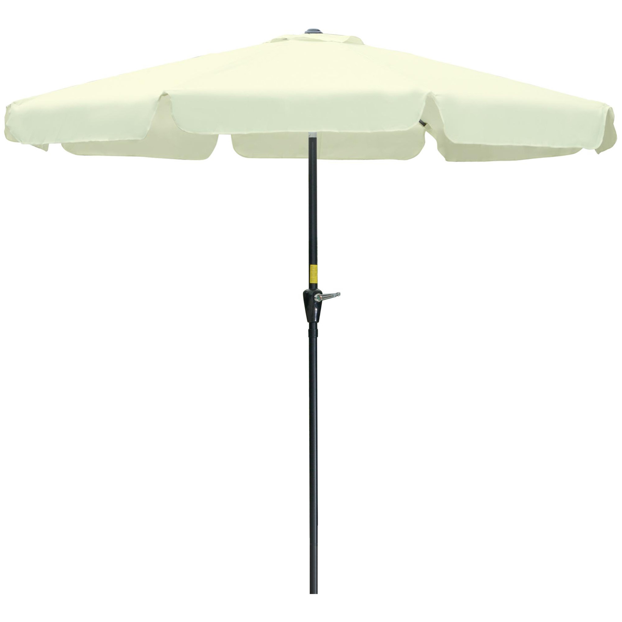 Voir la diapositive 5 : OUTSUNNY Parasol de jardin inclinable protection UV50+ polyester beige