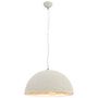 Voir la diapositive 2 : VIDAXL Lampe suspendue Blanc et argente Ø50 cm E27