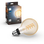 Philips Ampoule LED connectée HUE White Ambiance E27 7W Globe Filament