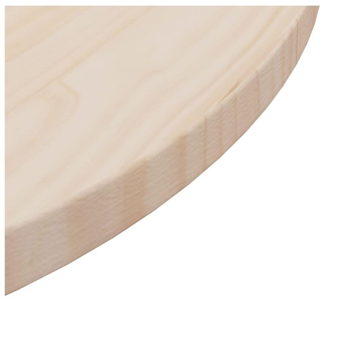 VIDAXL Dessus de table Ø60x2,5 cm Bois de pin massif