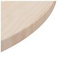 Voir la diapositive 4 : VIDAXL Dessus de table Ø60x2,5 cm Bois de pin massif