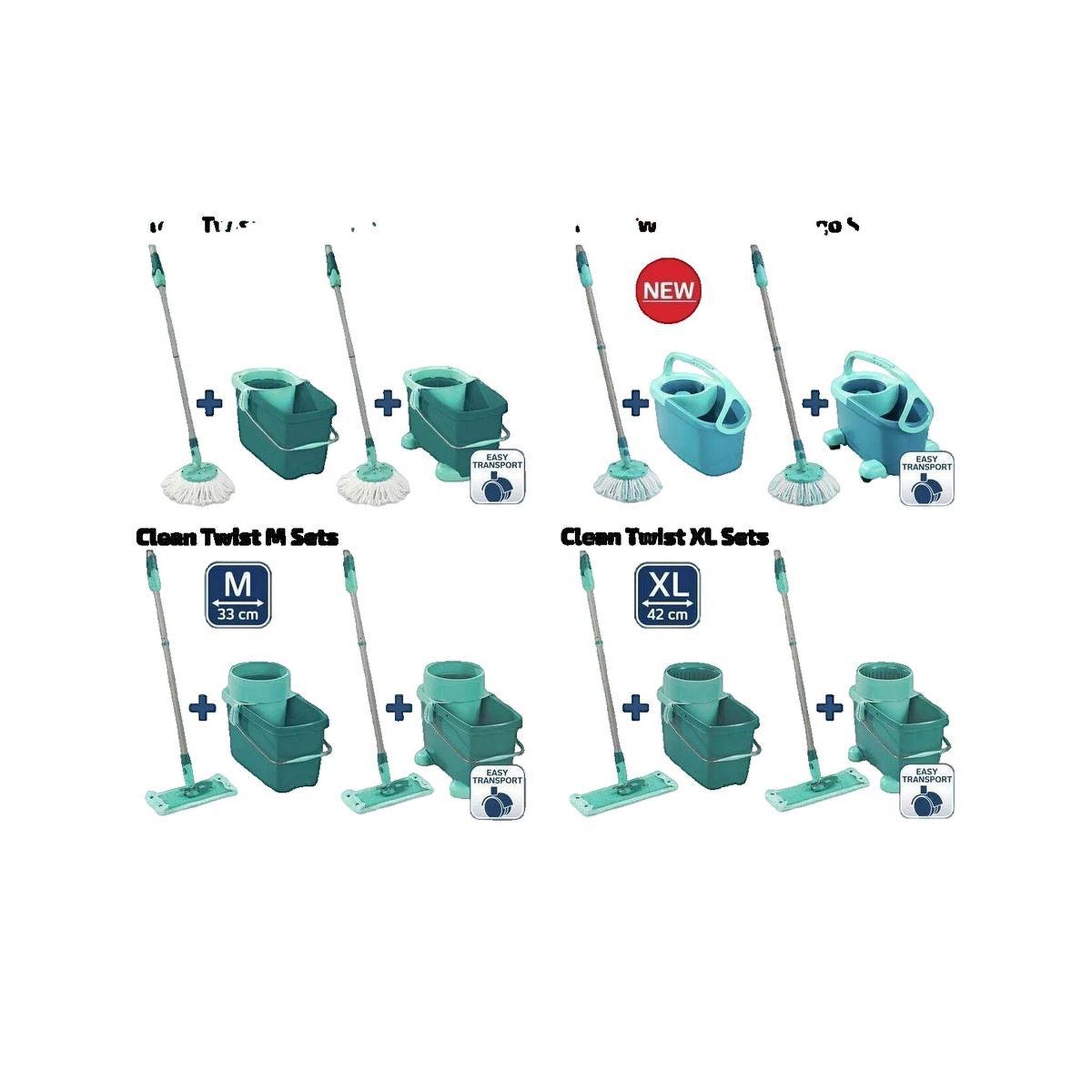 Voir la diapositive 2 : Leifheit Balai Leifheit profi micro duo 42 cm bleu/vert
