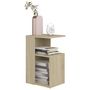 Voir la diapositive 3 : VIDAXL Table d'appoint Chene sonoma 36x30x56 cm Bois d'ingenierie