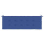 Voir la diapositive 4 : VIDAXL Coussin de banc de jardin bleu royal 150x50x3 cm tissu oxford