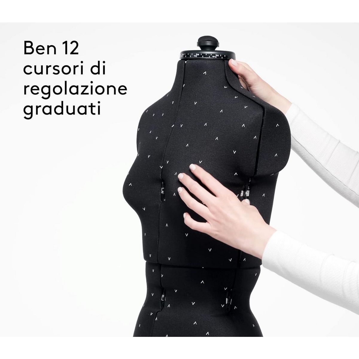 VIOLA Atelier N.5 Mannequin Couture Réglable,  Noir