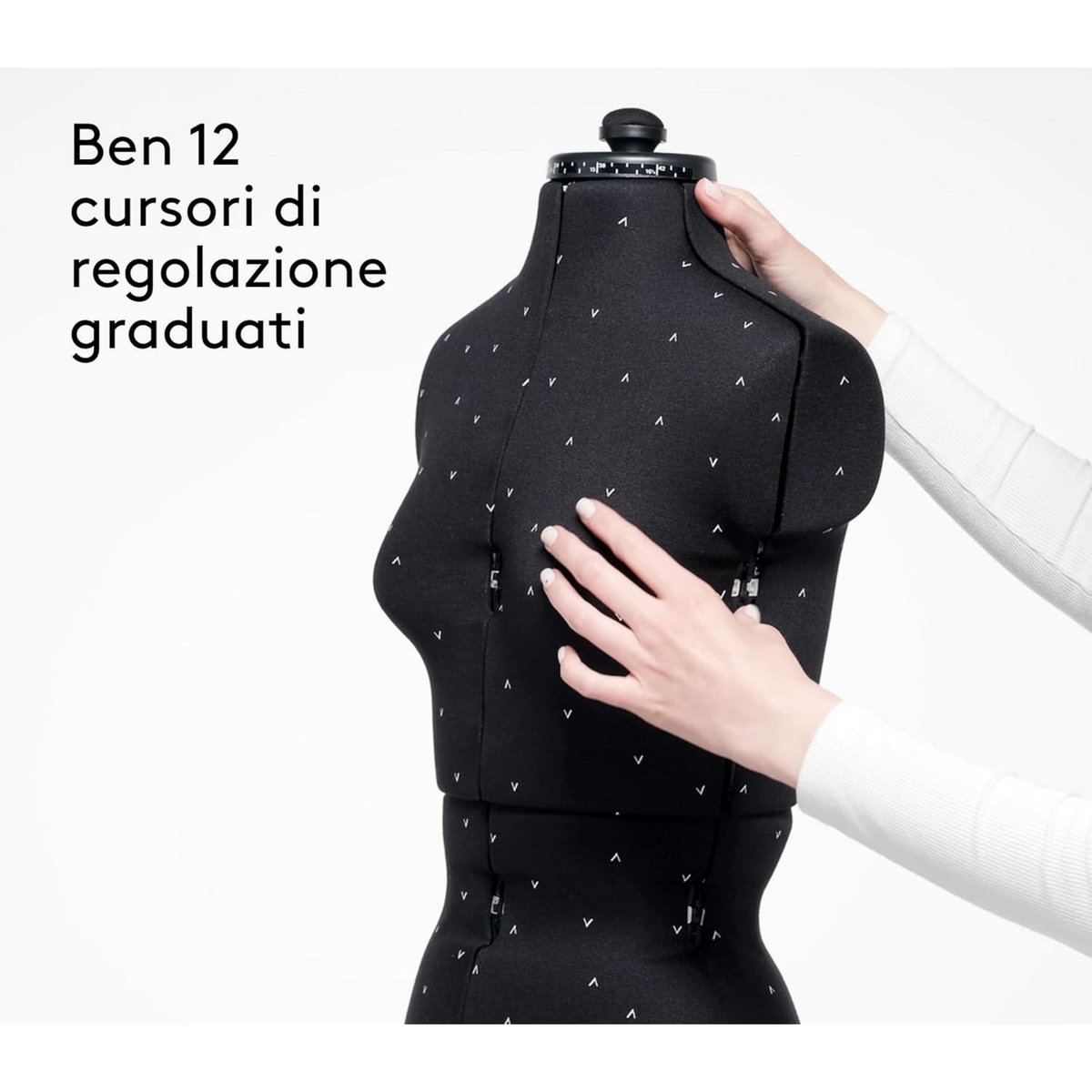 VIOLA Atelier N.5 Mannequin Couture Réglable,  Noir