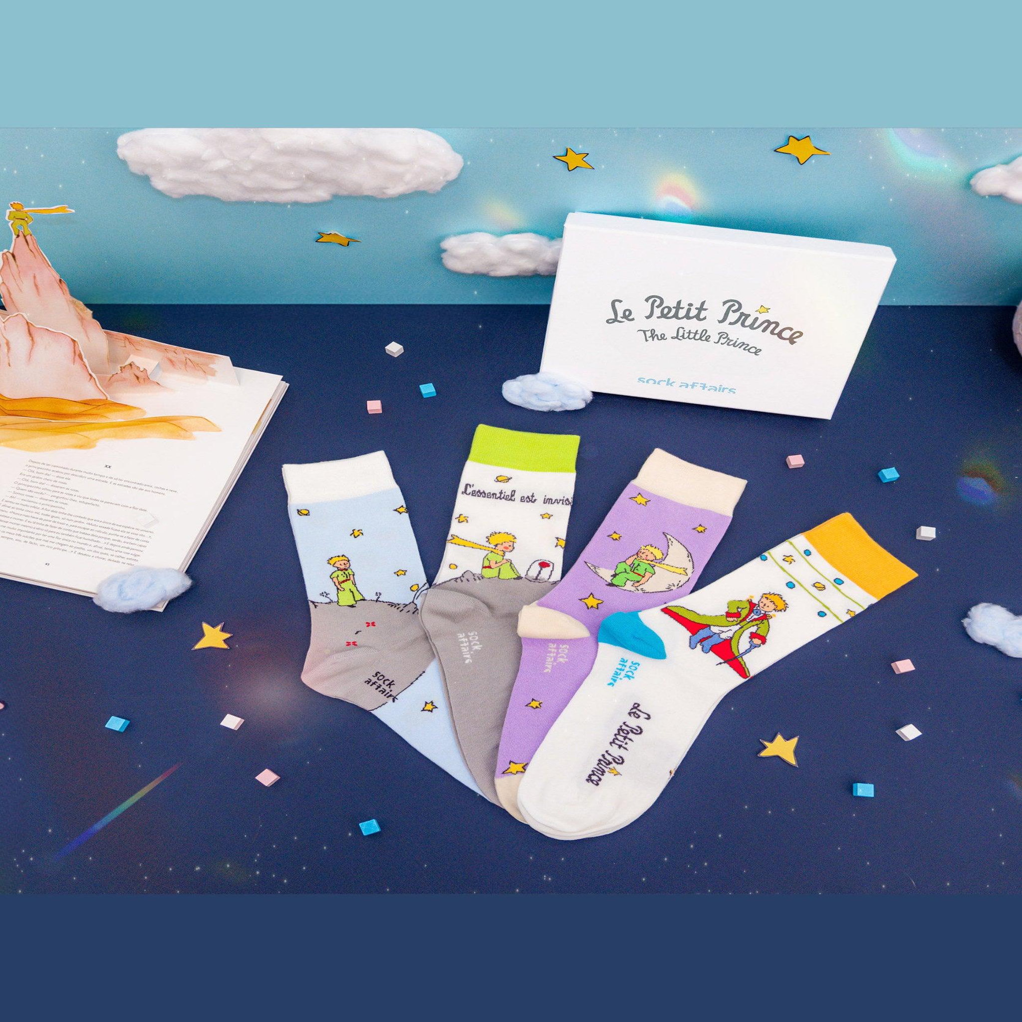 Voir la diapositive 2 : SOCK AFFAIRS Coffret chaussettes le petit prince