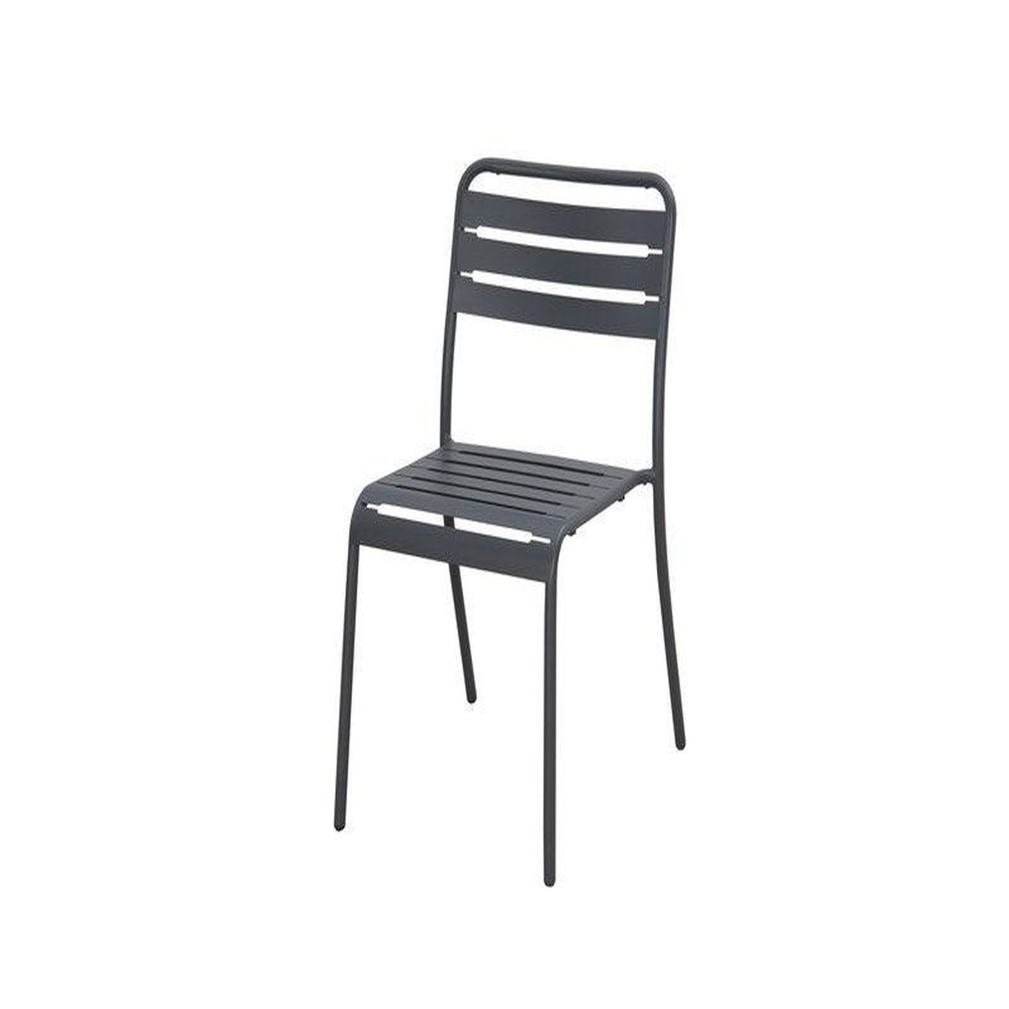 CENTRALE BRICO Chaise De Jardin En Acier Café Anthracite