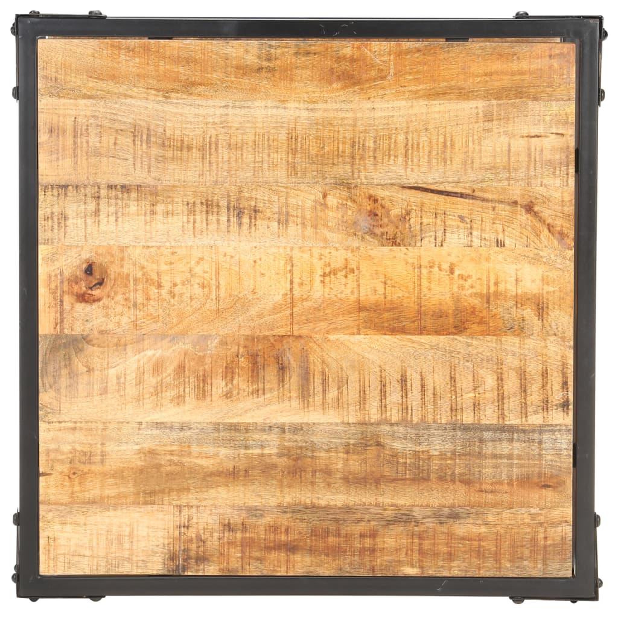 Voir la diapositive 3 : VIDAXL Table basse 60x60x35 cm Bois de manguier massif