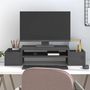 Voir la diapositive 1 : VIDAXL Support de moniteur Gris 70x27,5x15 cm Bois de pin solide