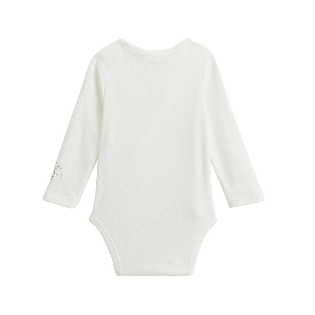 Petit Béguin Lot de 2 bodies bébé manches longues ouverture croisée Miss Chatchatchat