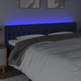Voir la diapositive 4 : VIDAXL Tete de lit a LED Bleu 203x16x78/88 cm Tissu