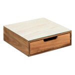 FIVE Porte-Capsules Tiroir en Bois  Acacia  30cm Marron
