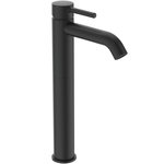 Ideal Standard Mitigeur de lavabo CERALINE, réhaussé - Noir mat